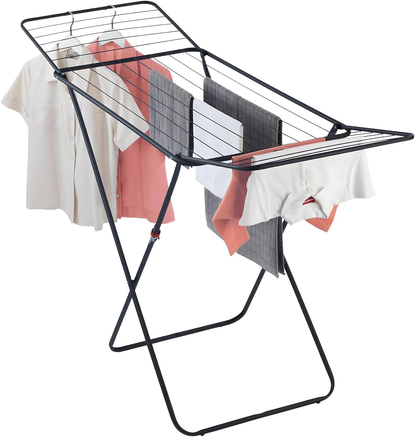 SIC Winged Clothes Drying Horse Airer | 18m Laundry Dryer Rail for Indoor and Ou...