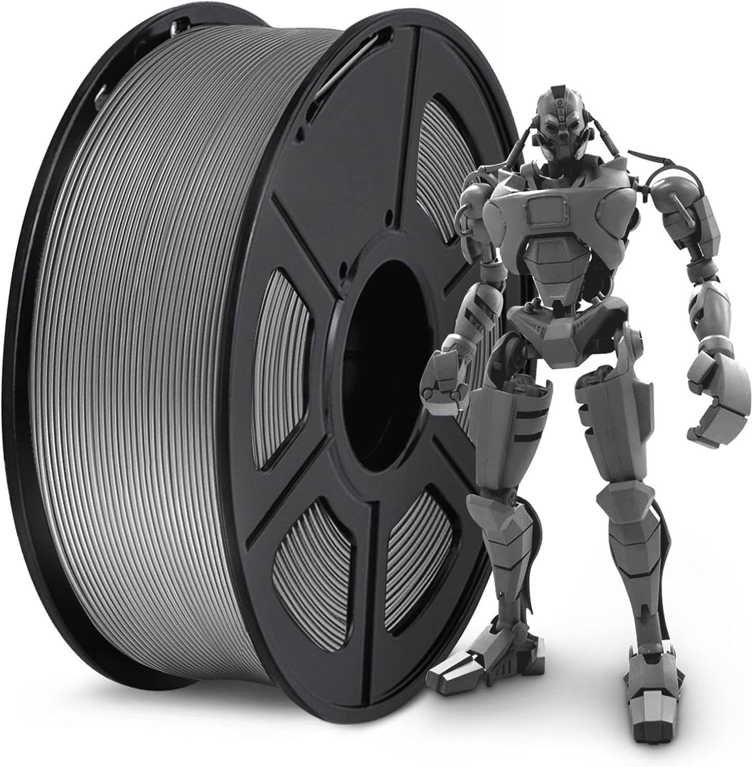 SUNLU PLA 3D Printer Filament, Special Neatly Wound 3D Filament, High-Quality PL...