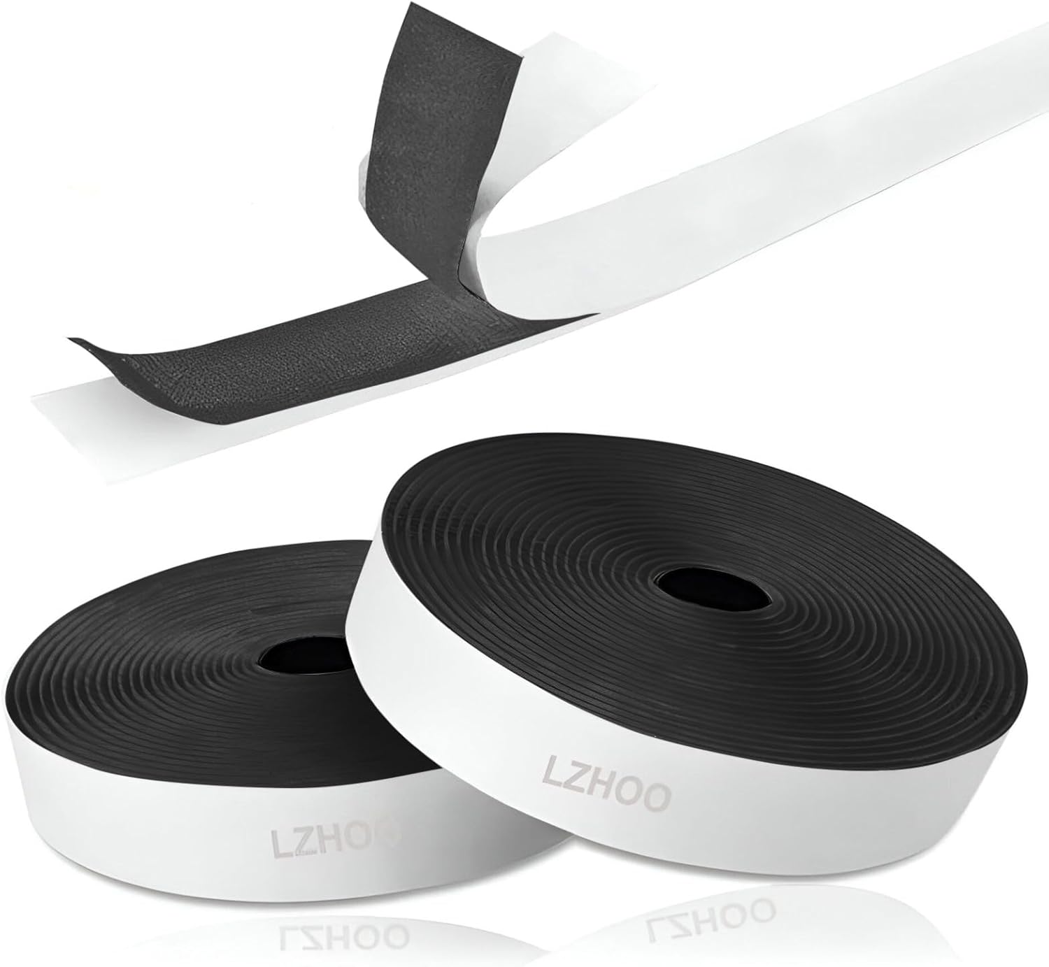 LZHOO™ 16.4FT X 2CM - Double Sided Hook and Loop Tape, Self Adhesive Tape, Stron...