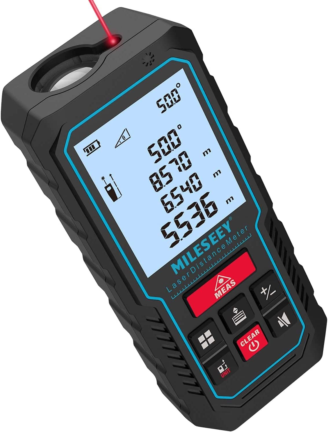 70M Laser Measure Device, MiLESEEY 229ft Digital Laser Tape Measure with Upgrade...