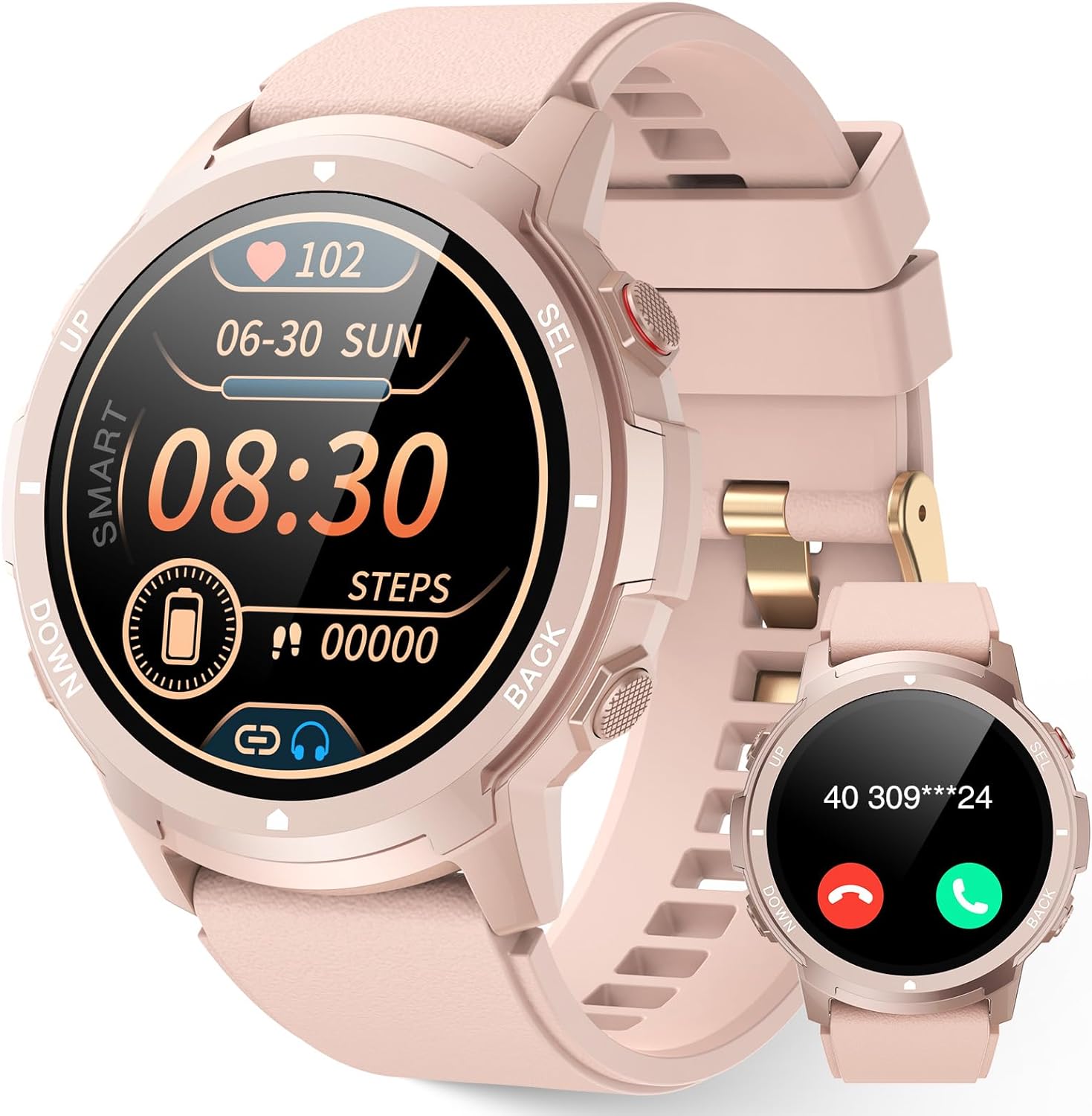LLKBOHA Smart Watches for Women Answer/Make Call - 1.39'' Smartwatch with 113+ S...