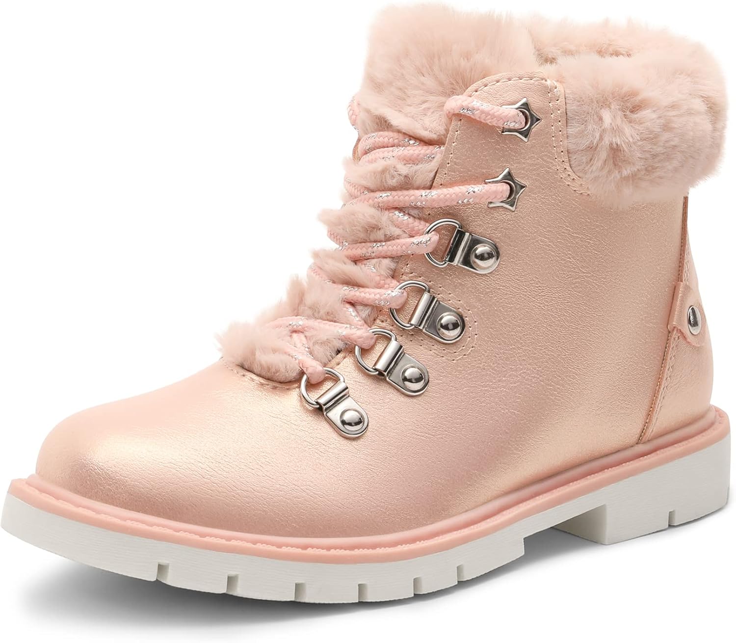 Dream Pairs Ankle Boots, Special Girls Kids Boots with Side Zipper, Stylish Lace...