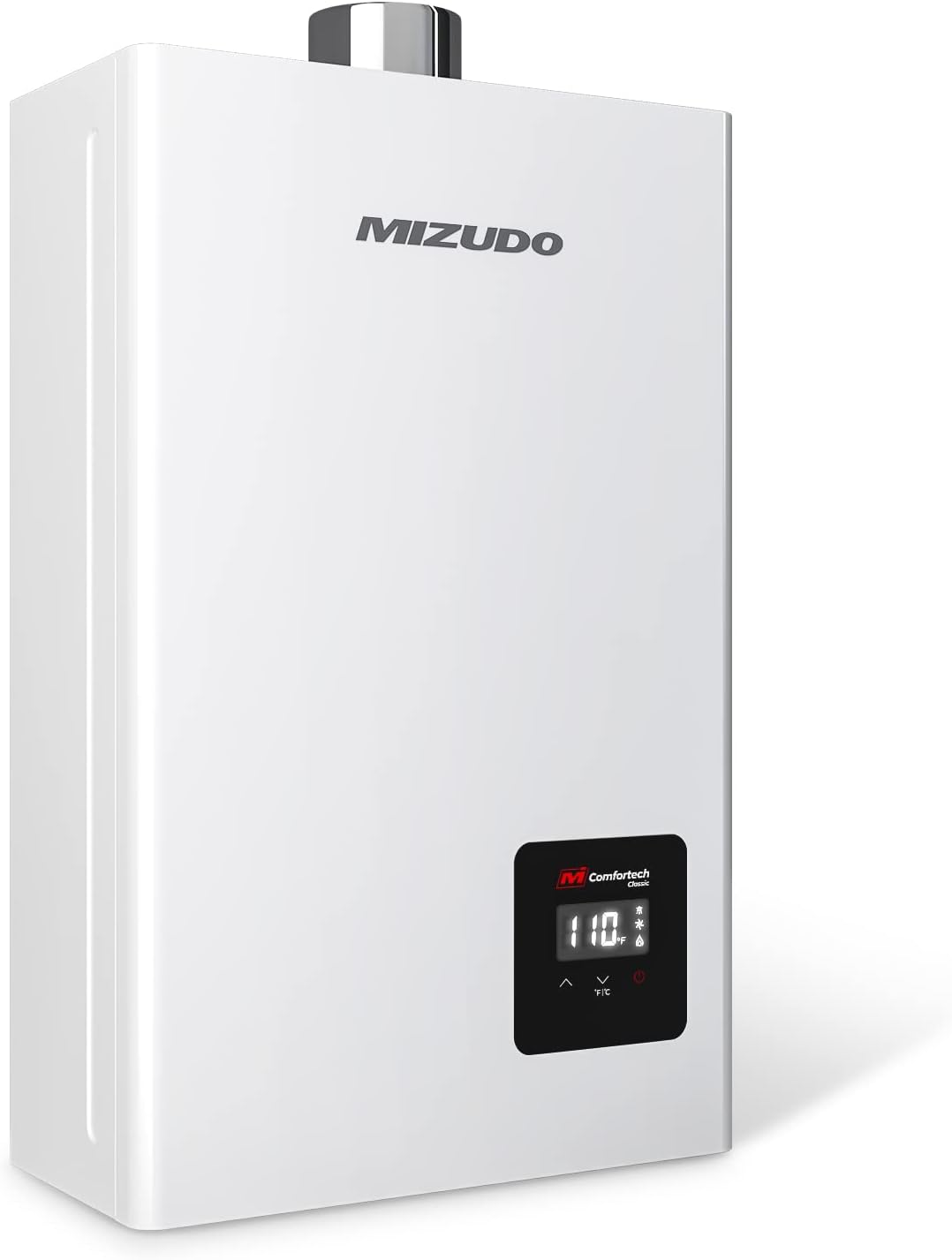 Propane Gas Tankless Water Heater, MIZUDO Up to 3.6 GPM 80,000 BTU Indoor Instal...