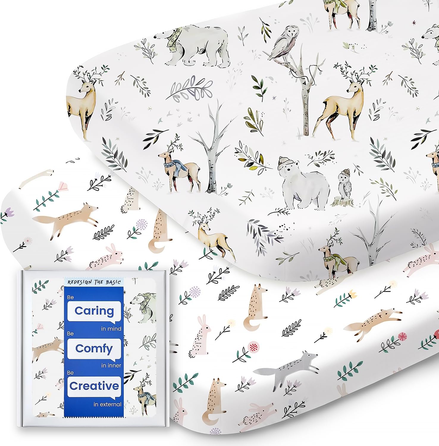 TotBasic Buttery Soft Universal Bassinet Sheets, Special Bassinet Sheets for Bab...