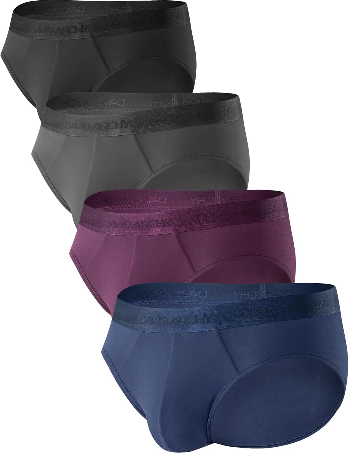 DAVID ARCHY Men's Briefs, Special Micro Modal No Fly Underwear, Innovative Suppo...