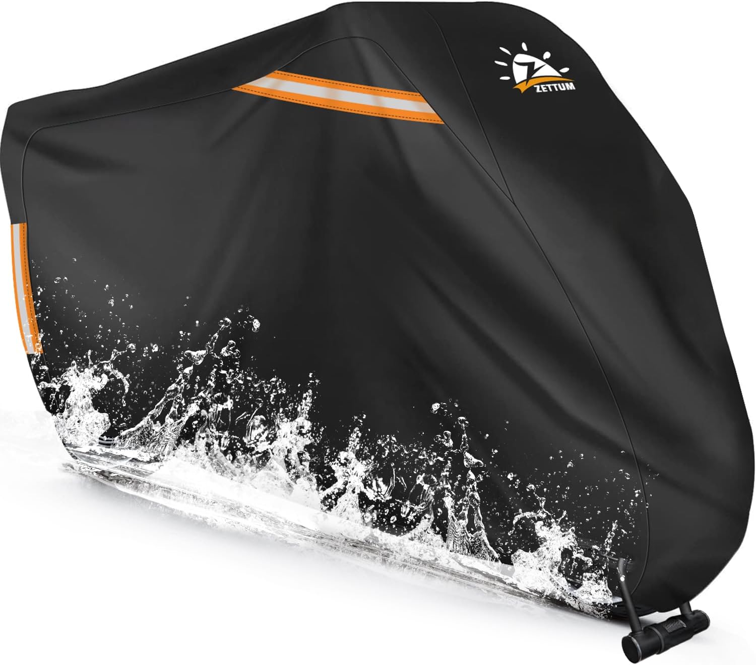 Zettum Motorbike Cover Waterproof Outdoor 244 CM, Motorcycle Cover with Lock Hol...