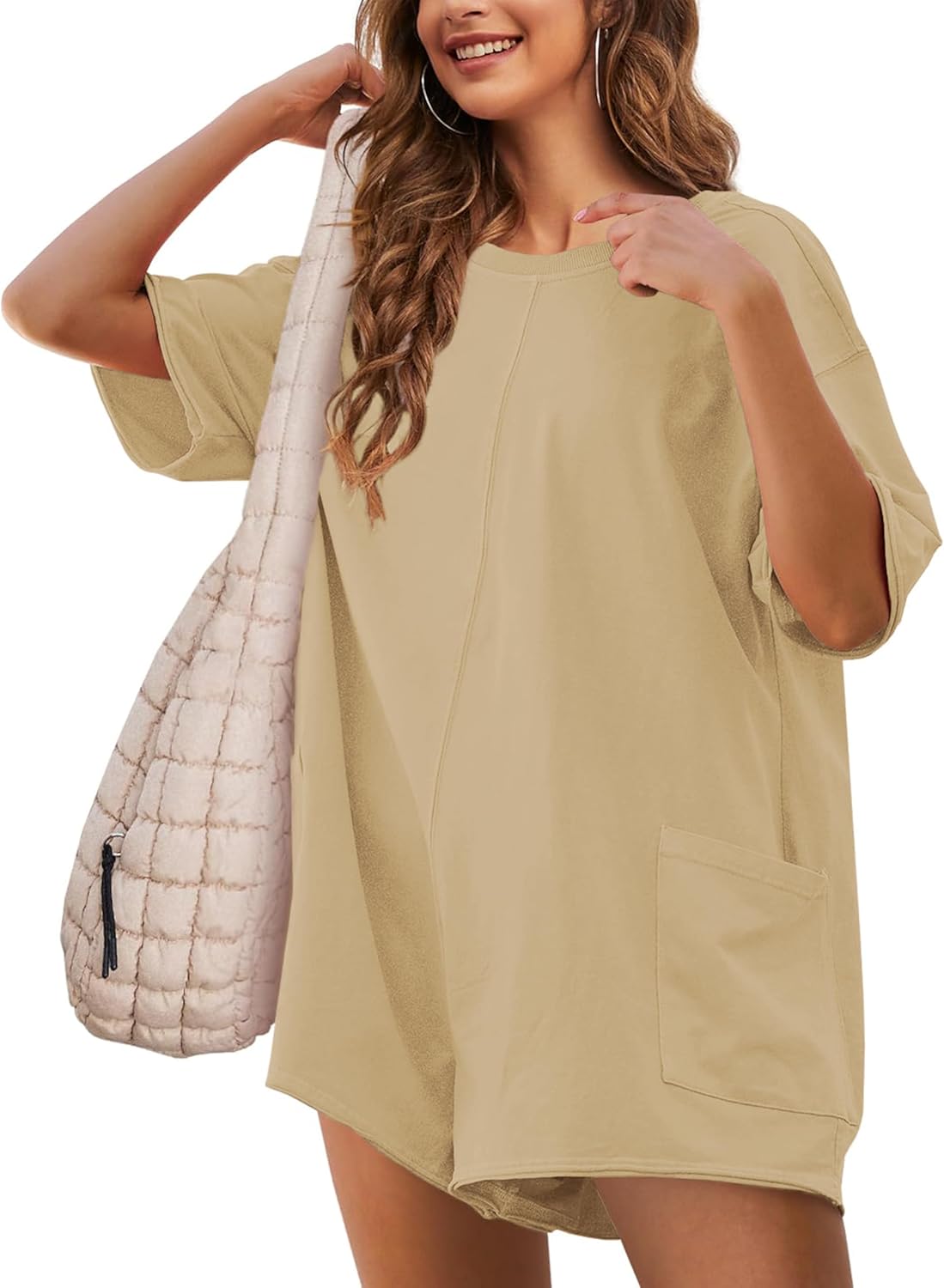 UANEO Rompers, Special Oversized Athletic Jumpsuits for Women, Unique Casual Rom...