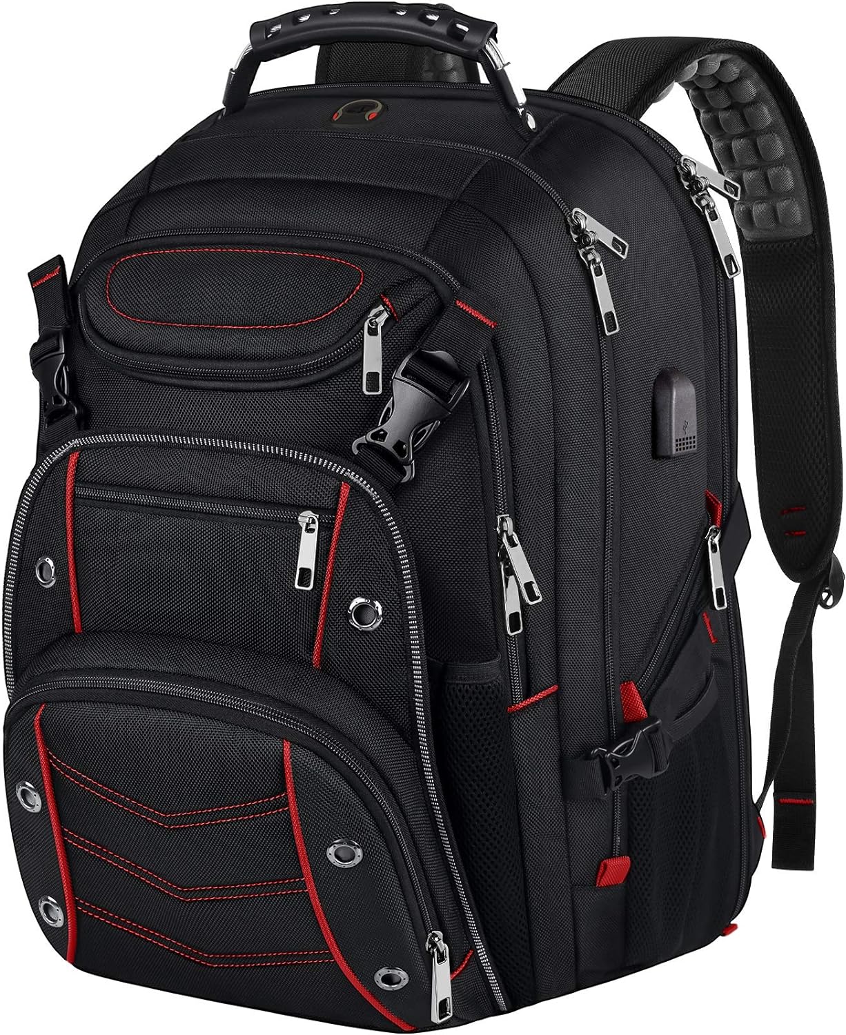 VECKUSON Large 18.4 Inch Laptop Backpack, Special Backpack with USB Charger Port...