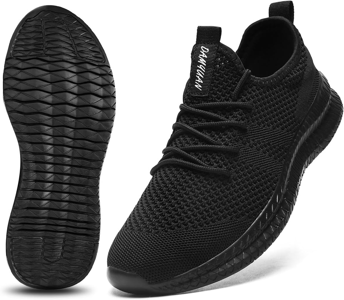 CAIQDM Women Running Shoes Slip-on Walking Sneakers Lightweight Breathable Train...