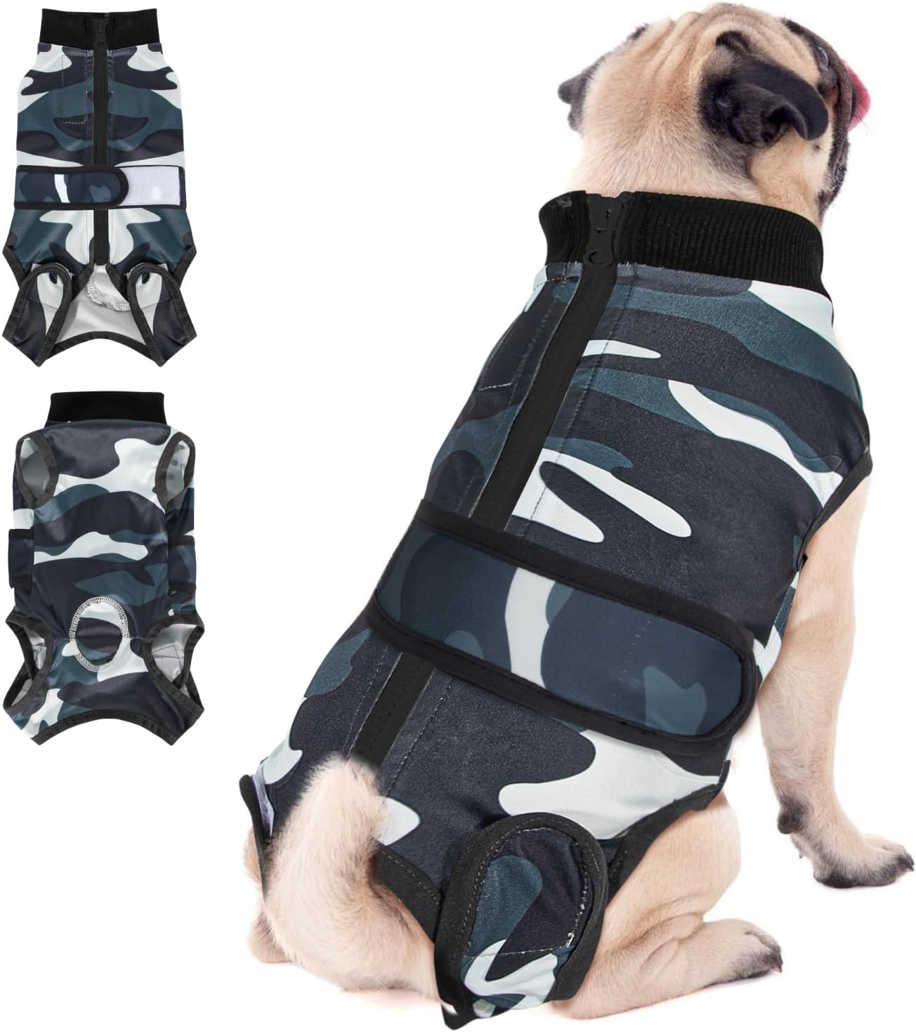 Eyein Dog Surgery Recovery Suit, Dog Surgical Bodysuit Abdominal Wounds Protecto...