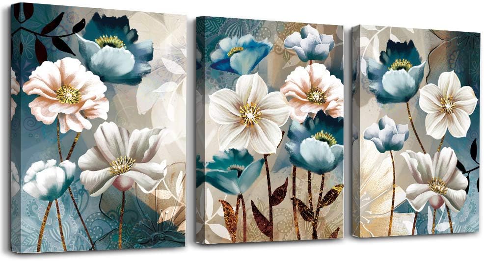 SERIMINO Large Canvas Wall Art, Special Wall Decor for Living Room, Unique Flora...