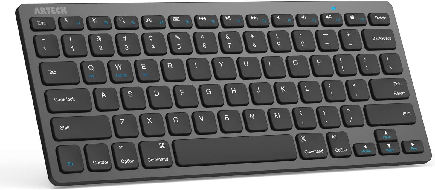 Arteck Ultra-Slim Keyboard Compatible with iPad 10.2-inch/iPad Air/iPad 9.7-inch...