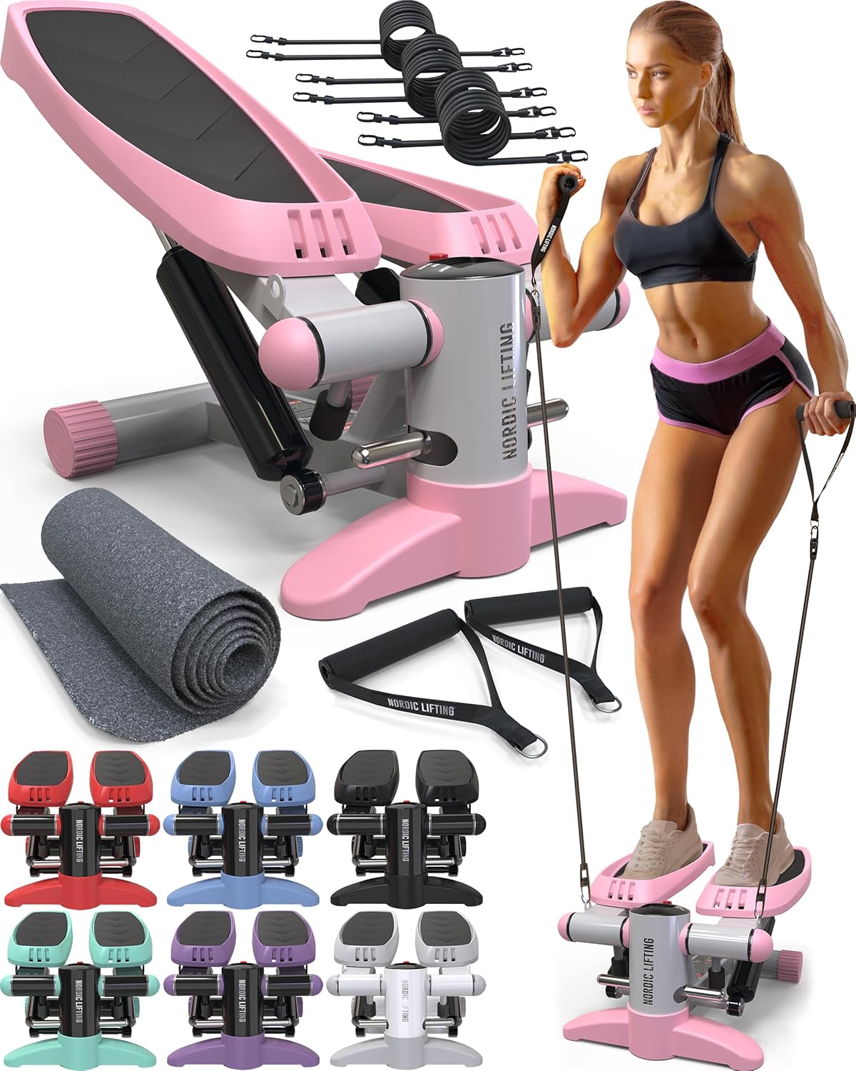 Nordic Lifting Mini Stepper, Special Step Equipment for Home Fitness, Innovative...