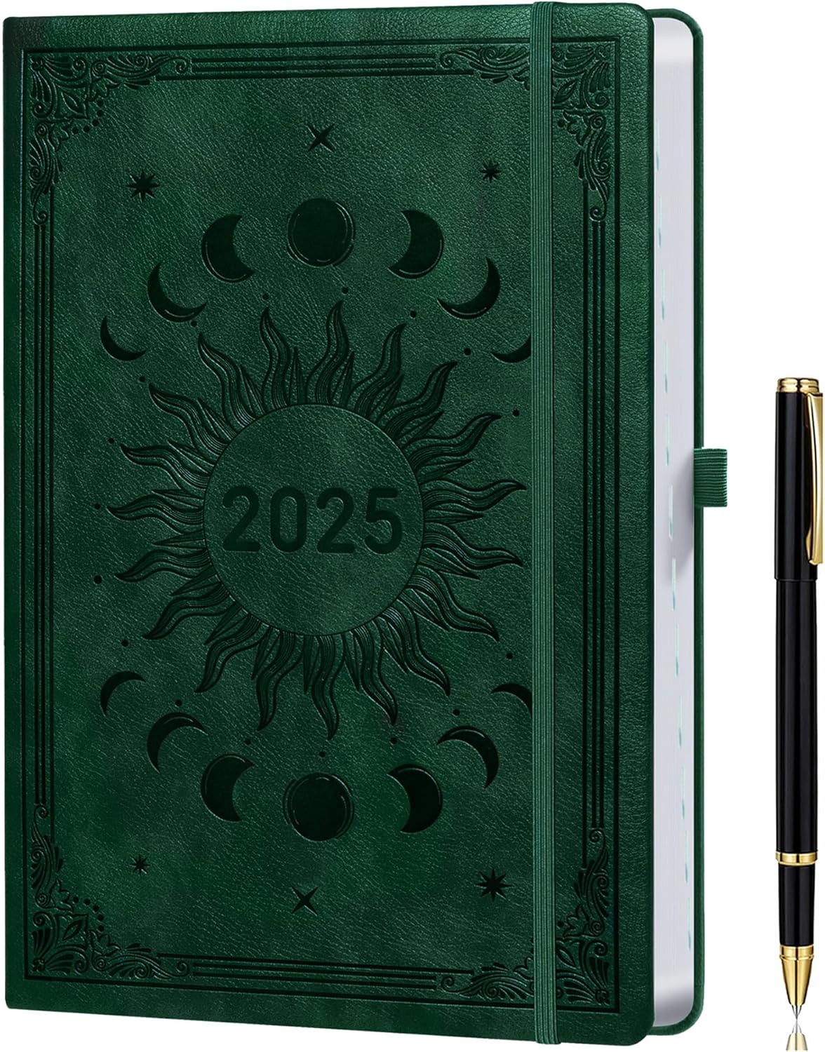 2025 Diary A5 Week To View Full Year Planner - Weekly & Monthly Planner with Pen...