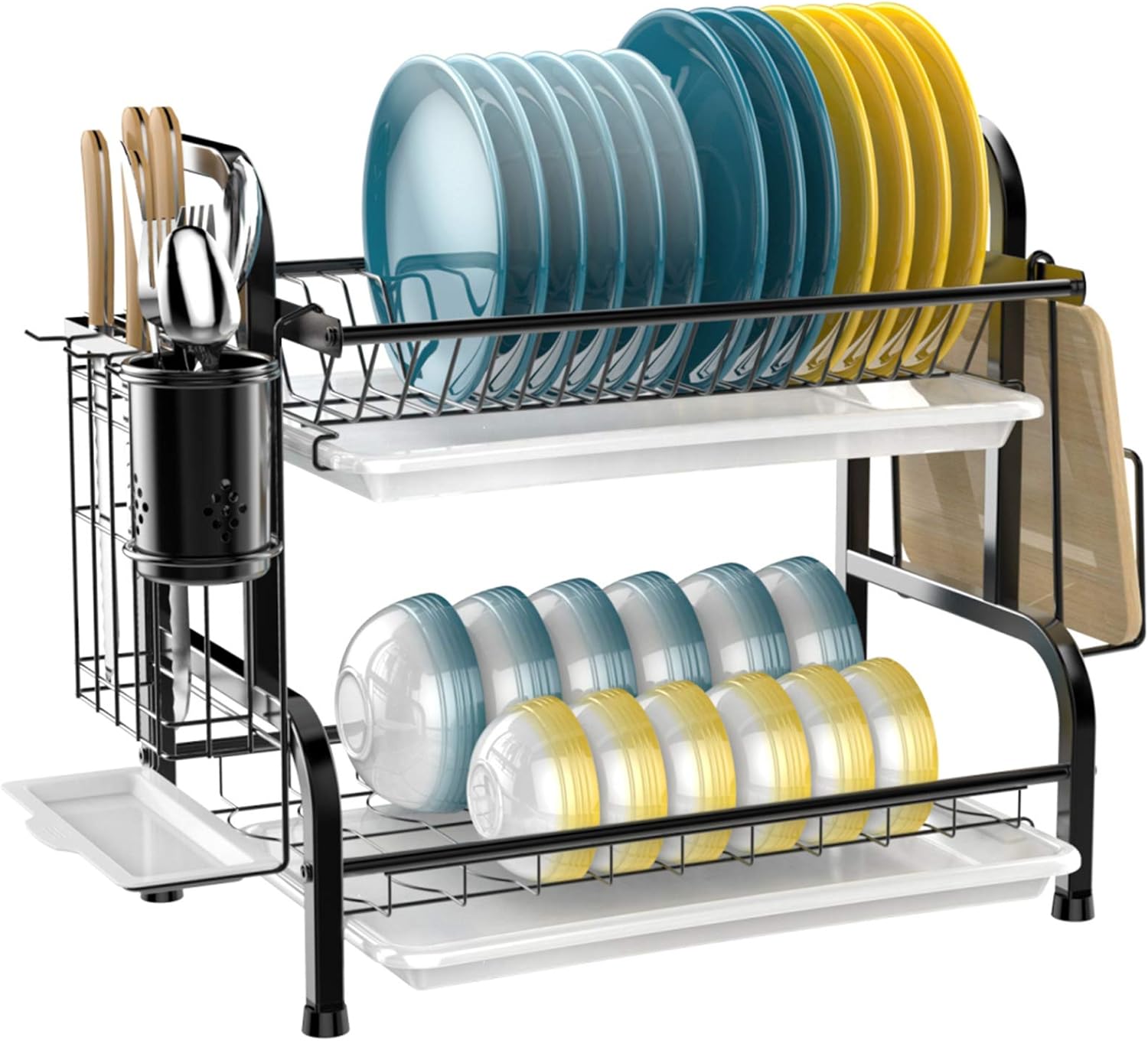 iSPECLE Dish Drying Rack, Special Dish Rack with Drainboard, Innovative 304 Stai...