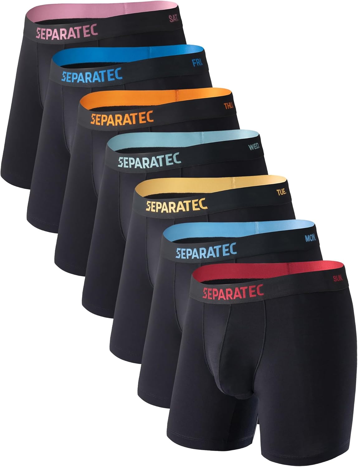 Separatec Dual Pouch Men's Underwear Soft Breathable Rayon Made from Bamboo Boxe...