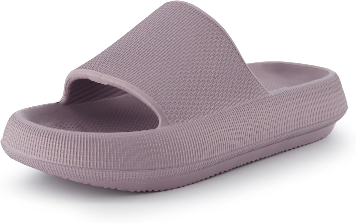 CUSHIONAIRE Women's Feather Cloud Recovery Slide Sandals with +Comfort 7 Iris