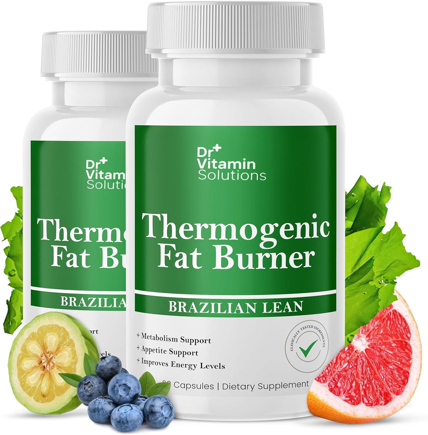 Dr Vitamins Thermogenic Fat Burner for Women and Men - Appetite Suppressant for...