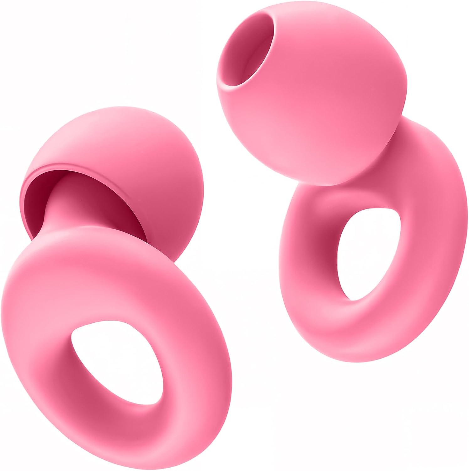 HOYIO Ear Plugs for Noise Reduction–2 Pairs Super Soft, Reusable Hearing Protect...