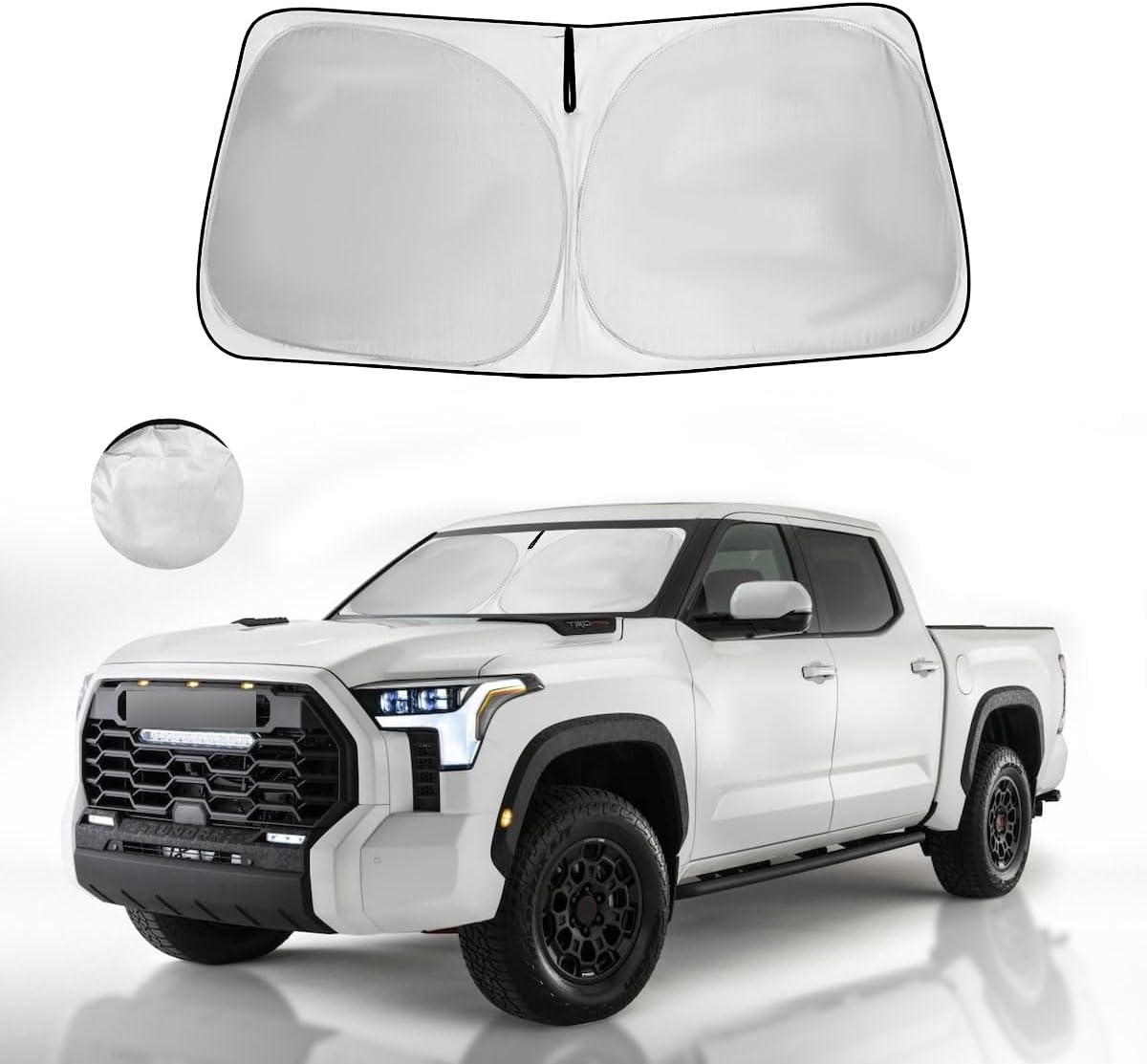 Upgraded Windshield Sun Shade, Special Sunshade Fit 2021 2020 2019 2017 2016-200...