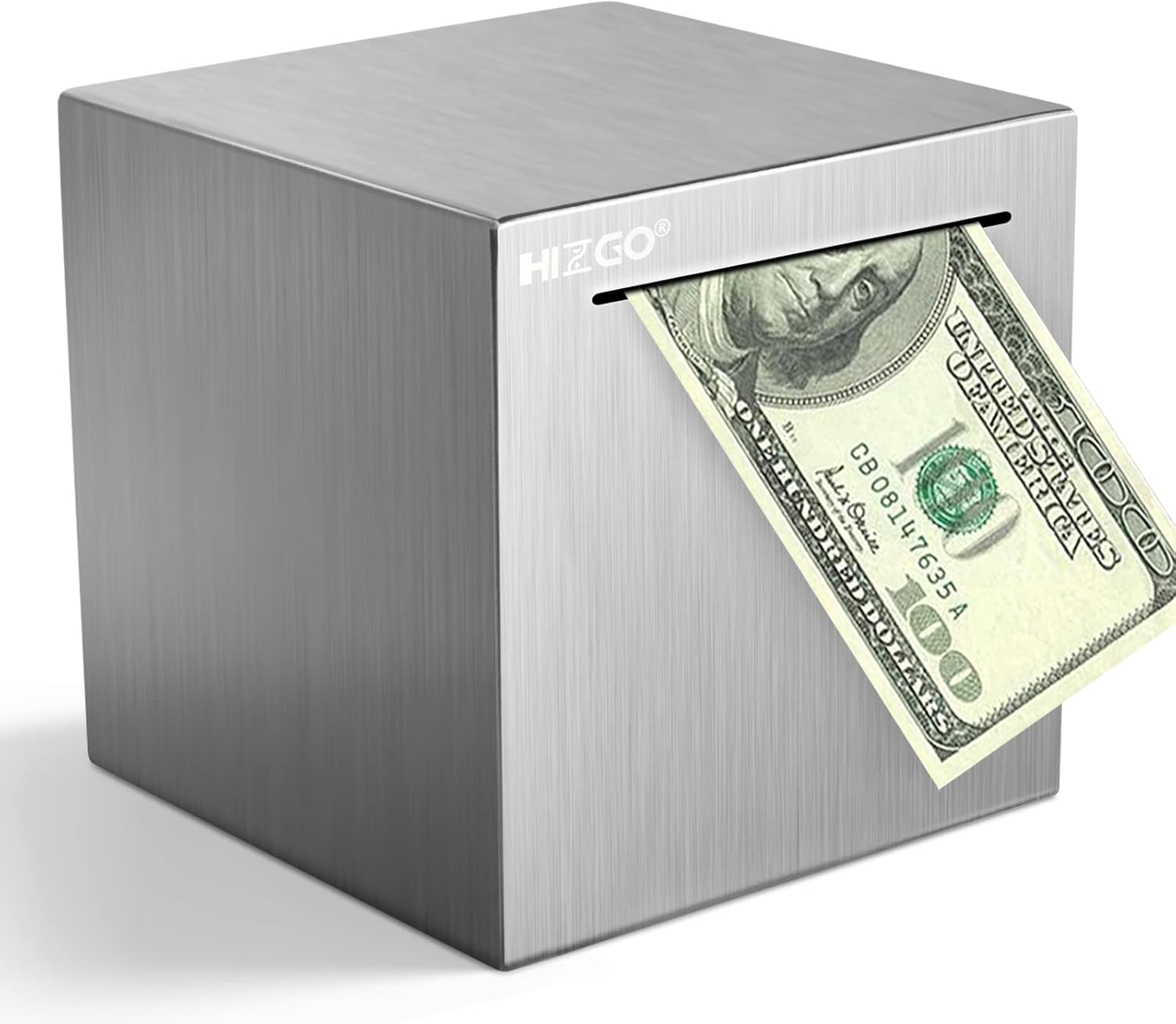 hizgo Piggy Bank, Special Stainless Steel Savings Bank for Adults, Affordable Sa...
