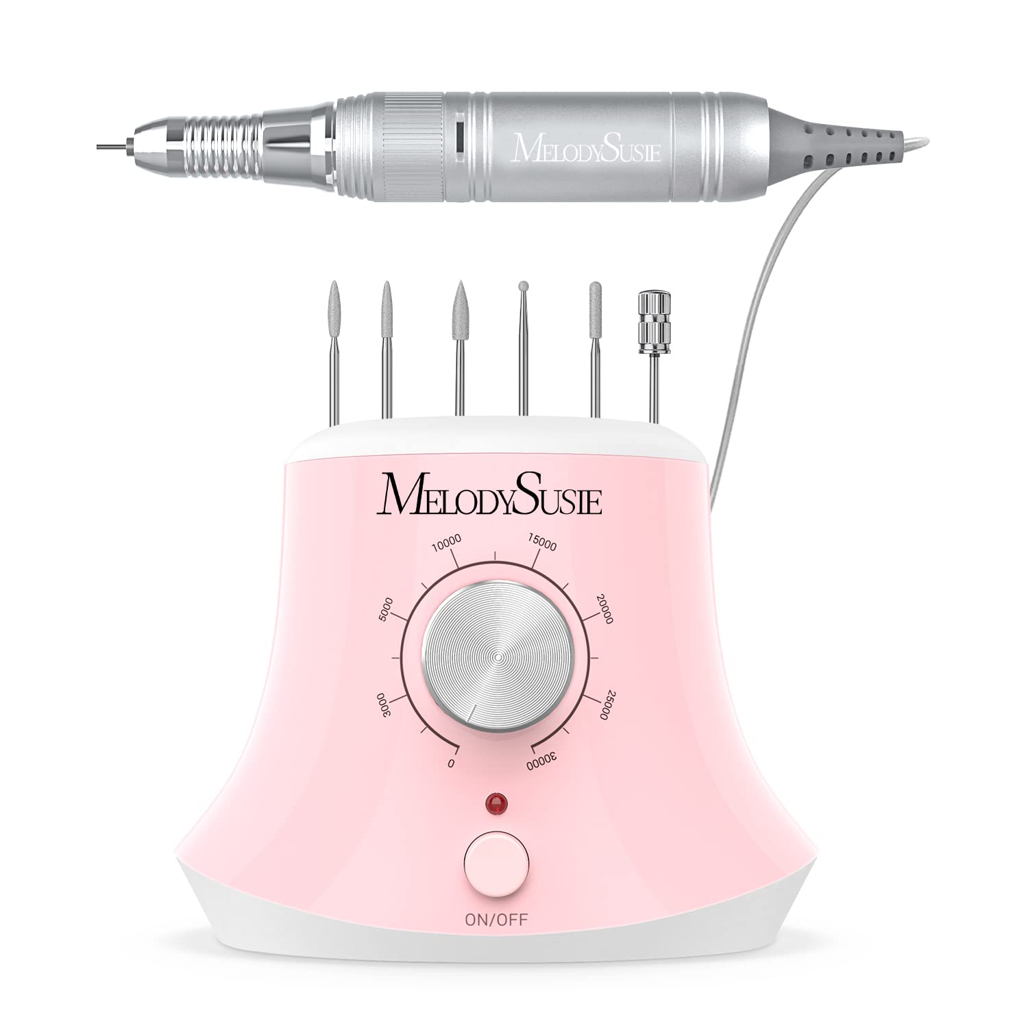 MelodySusie 30000 RPM Professional Nail Drill, Special High-Speed Low Heat Nail...