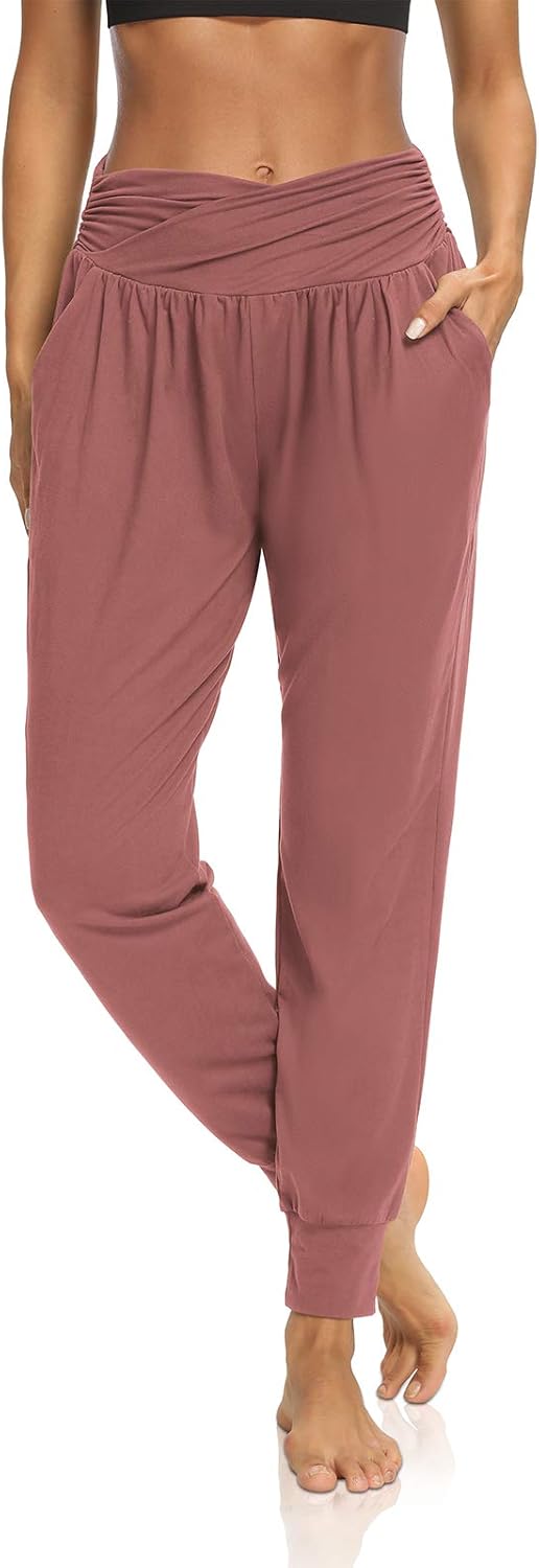 DIBAOLONG Womens Yoga Sweatpants Loose Workout Harem Joggers Casual Comfy Lounge...