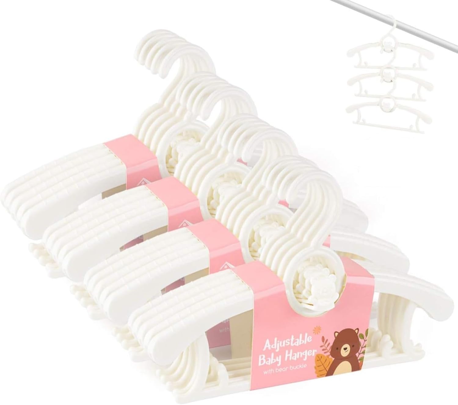 HGYZE Baby Hangers, Special Kids Clothes Hanger, Innovative Plastic Hangers for...
