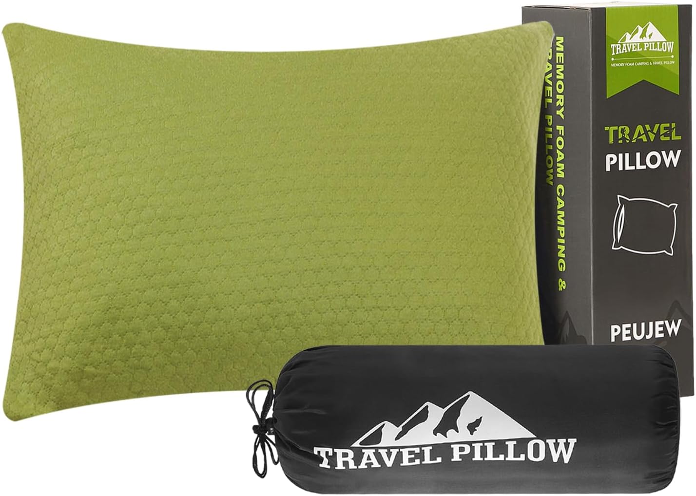 Compressible Travel Pillow, Special Small Camping Pillow with Breathable Cover,...