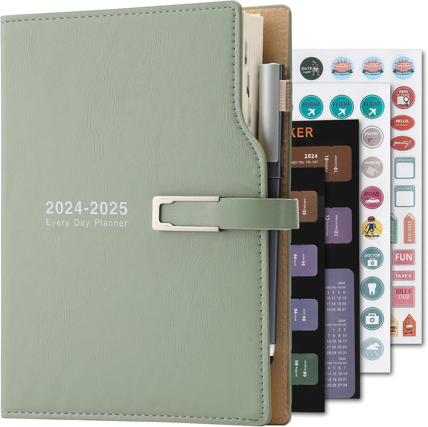 Academic Diary 2024-2025,from Jul 2024-Jun 2025 A5 Day to Page,Schedule Organize...