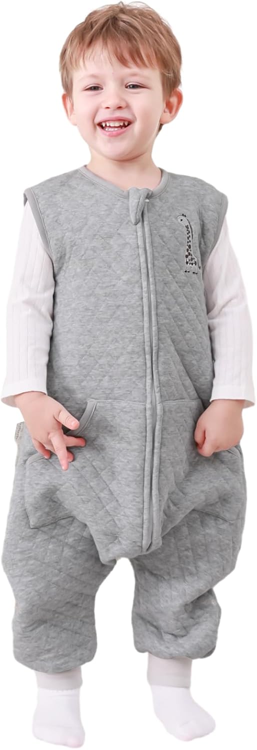 HOMEAL Toddler Sleeping Sack with Legs, Baby Sleep Sack 2t, Sleep Sack 3t, 1.0 T...