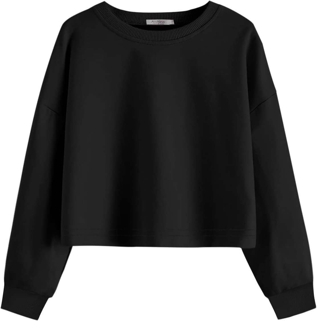 Arshiner Girls Crop Tops, Special Kids Pullover Sweatshirts, Unique Girls Croppe...