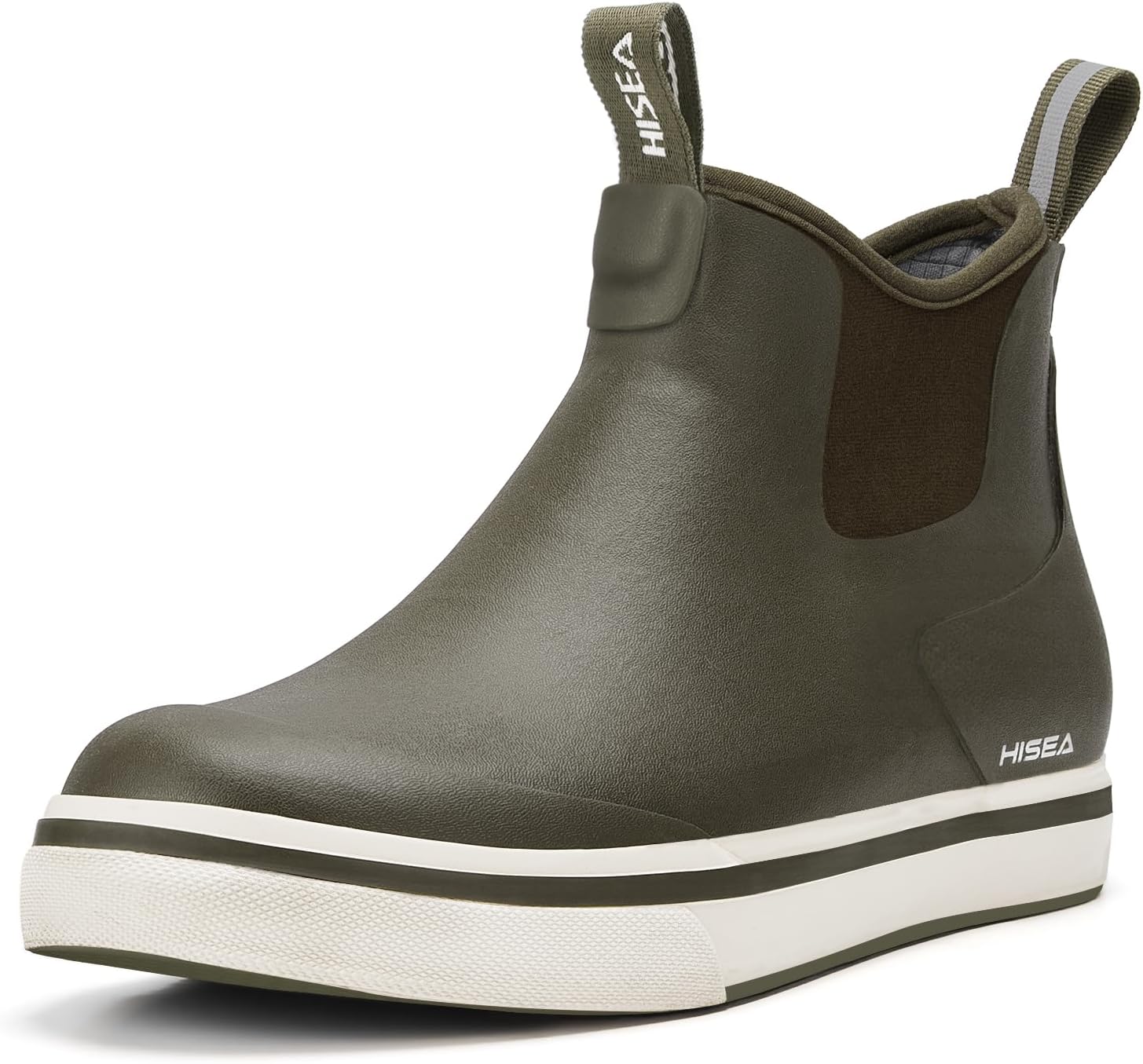 HISEA Men's Deck Boots, Special Saltwater Fishing Booties, Innovative Waterproof...