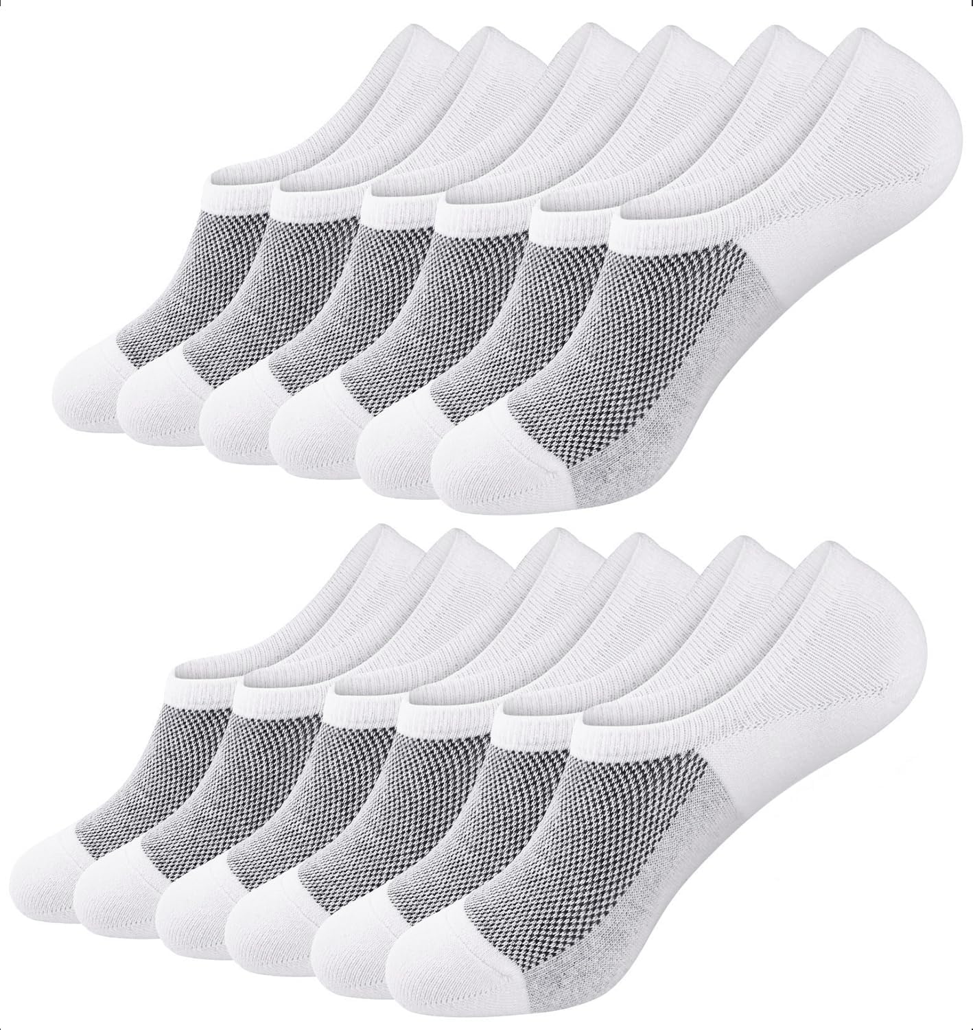 No Show Socks Men, High-Quality Low Cut Ankle Socks for Men, Innovative Invisibl...