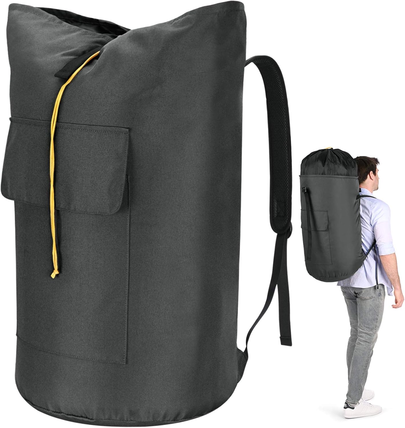 Laundry Backpack Bag, Special 115L Extra Large Laundry Bag with Straps, Innovati...