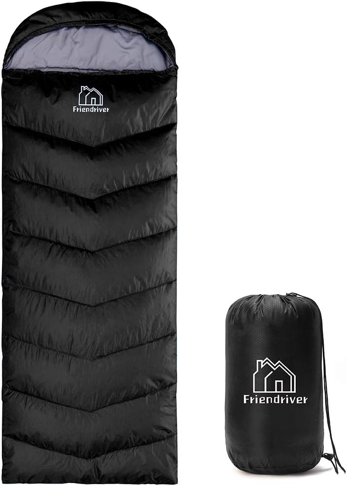 XL Size Upgraded Camping Sleeping Bag, Special 4 Seasons Warm and Cool Sleeping...