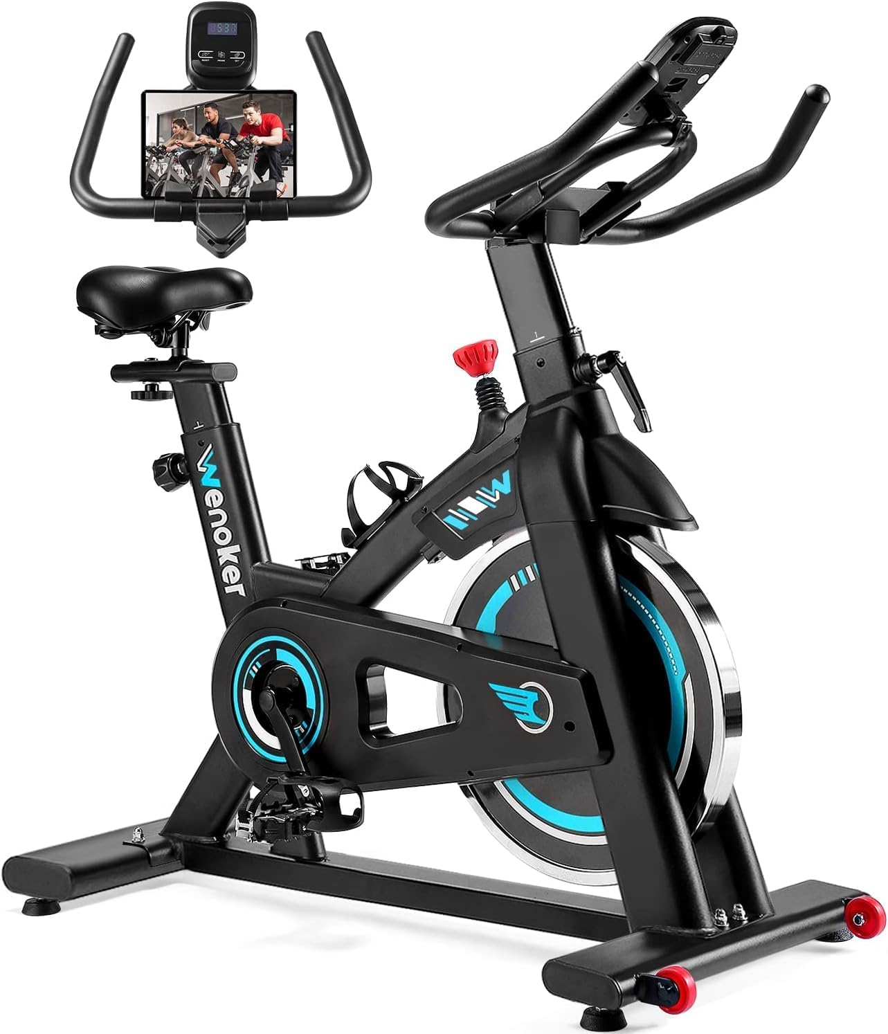 Exercise Bike, WENOKER Indoor Cycling Bike/Brake Pad Stationary Bike for Home, I...