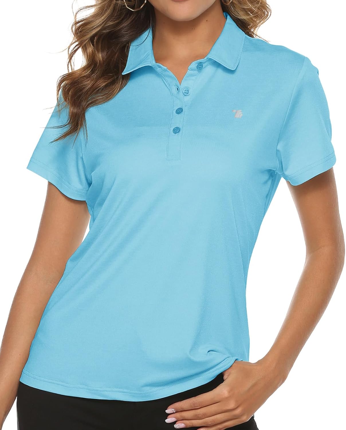 TBMPOY Women's Golf Polo T, Special Clothing Variety Lightweight Moisture Wickin...