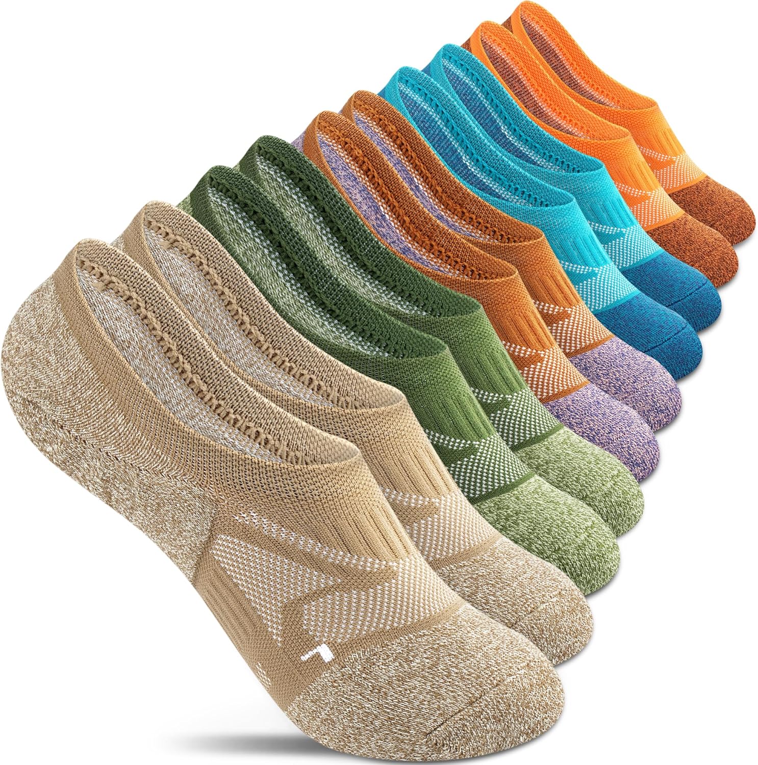 High-Quality Gonii No Show Socks, Special Womens Athletic Compression Socks for...