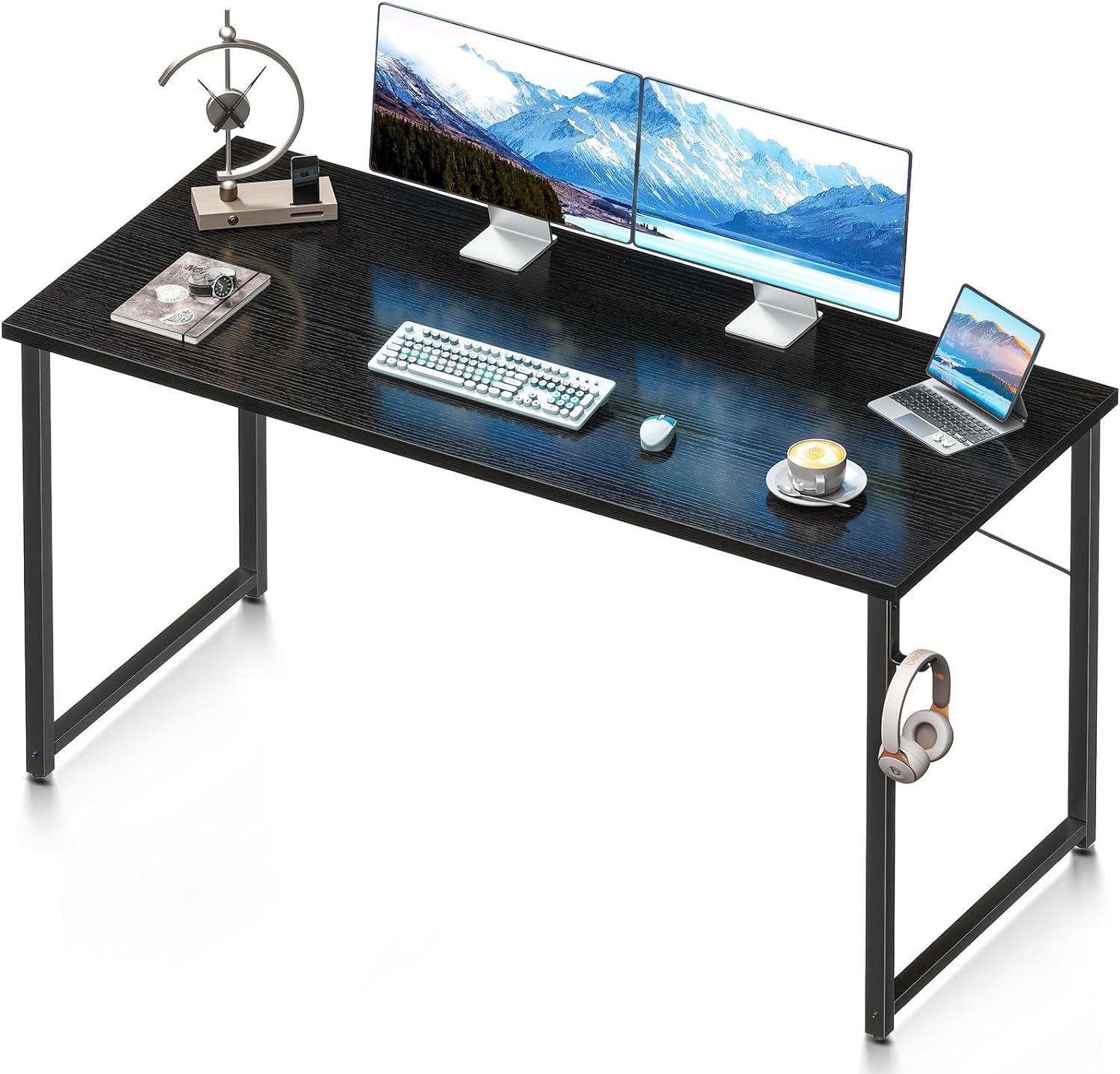 Coleshome 55 Inch Computer Desk, Modern Simple Style Desk for Home Office, Study...