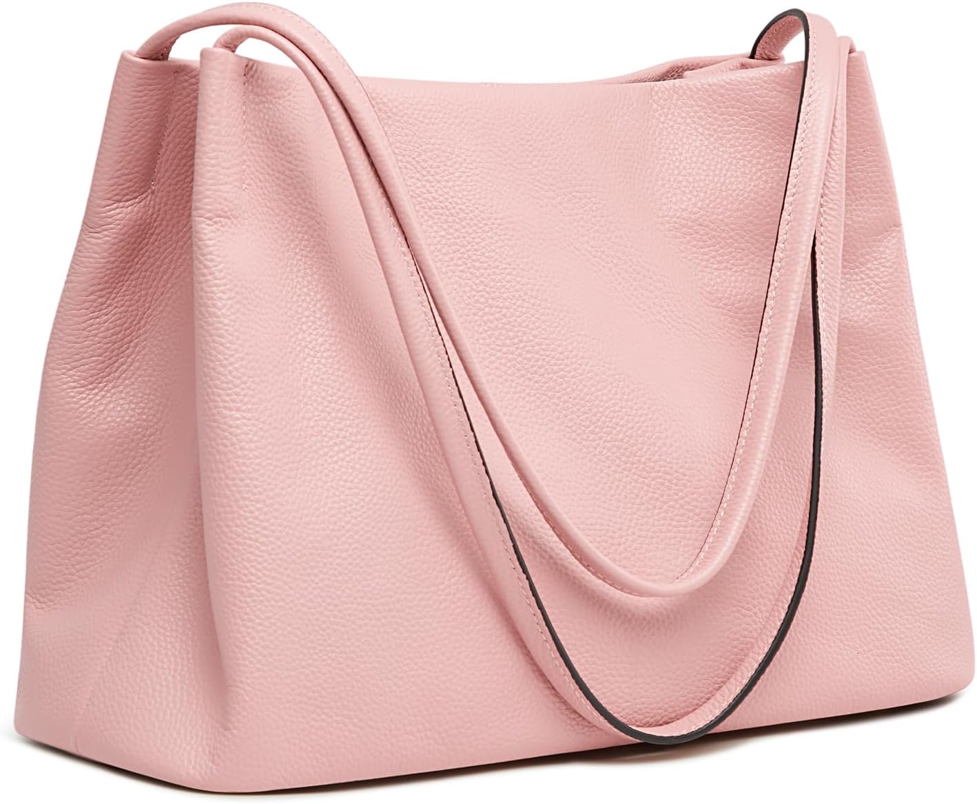 Kattee Soft Genuine Leather Tote Bags, Unique Tote Bags for Women, Special Casua...
