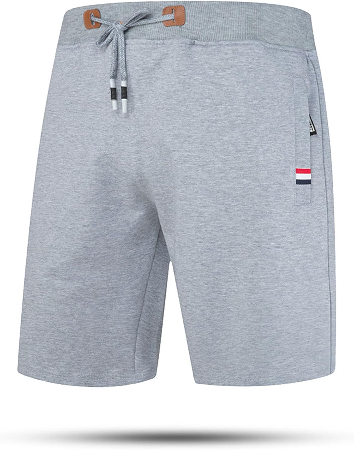 SOMIYAMI Mens Shorts Summer Casual Sports Stretch Shorts with Zip Pockets Elasti...