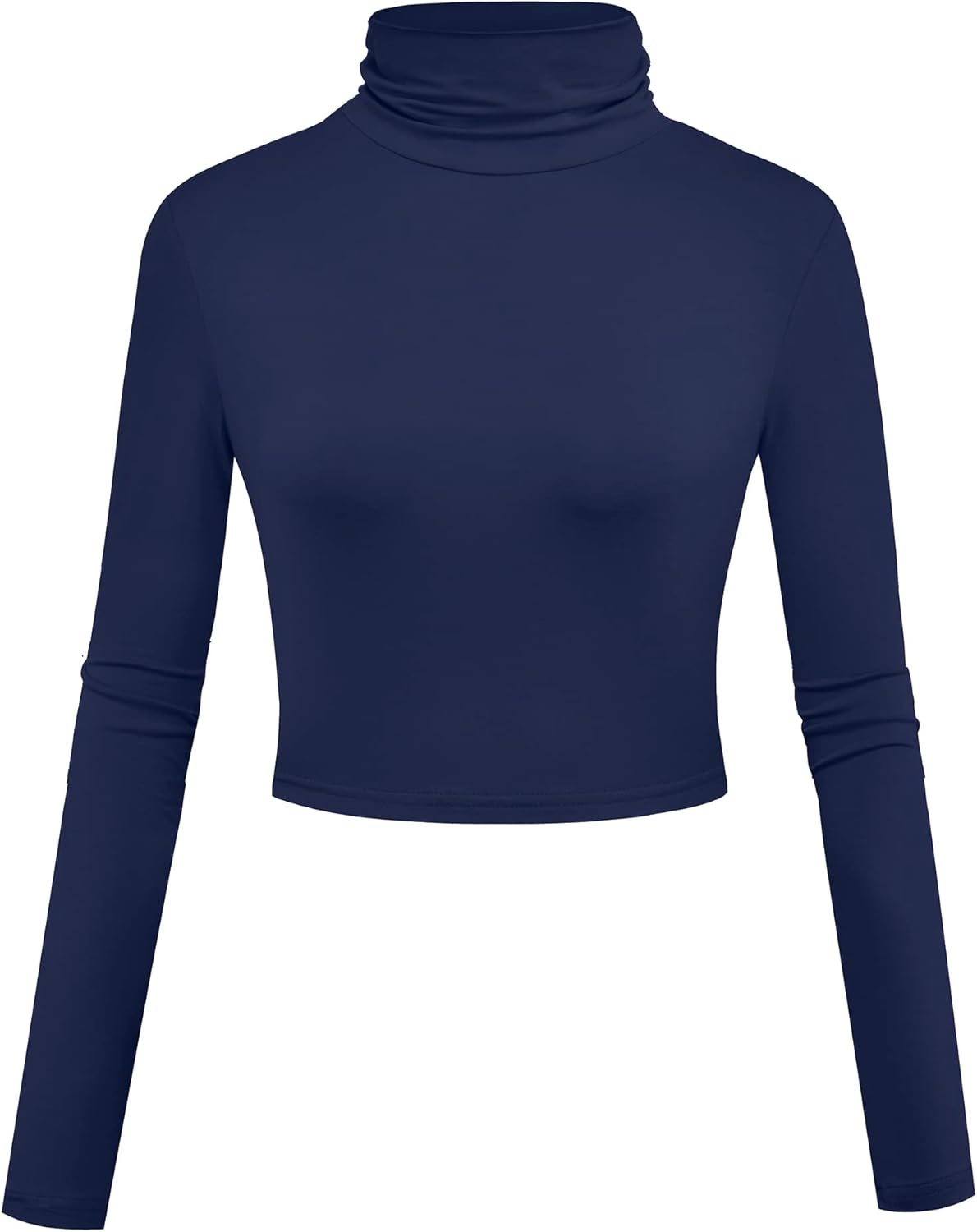 Herou Women Long Sleeve Crop Top, Special Turtleneck Soft Top, Innovative Lightw...