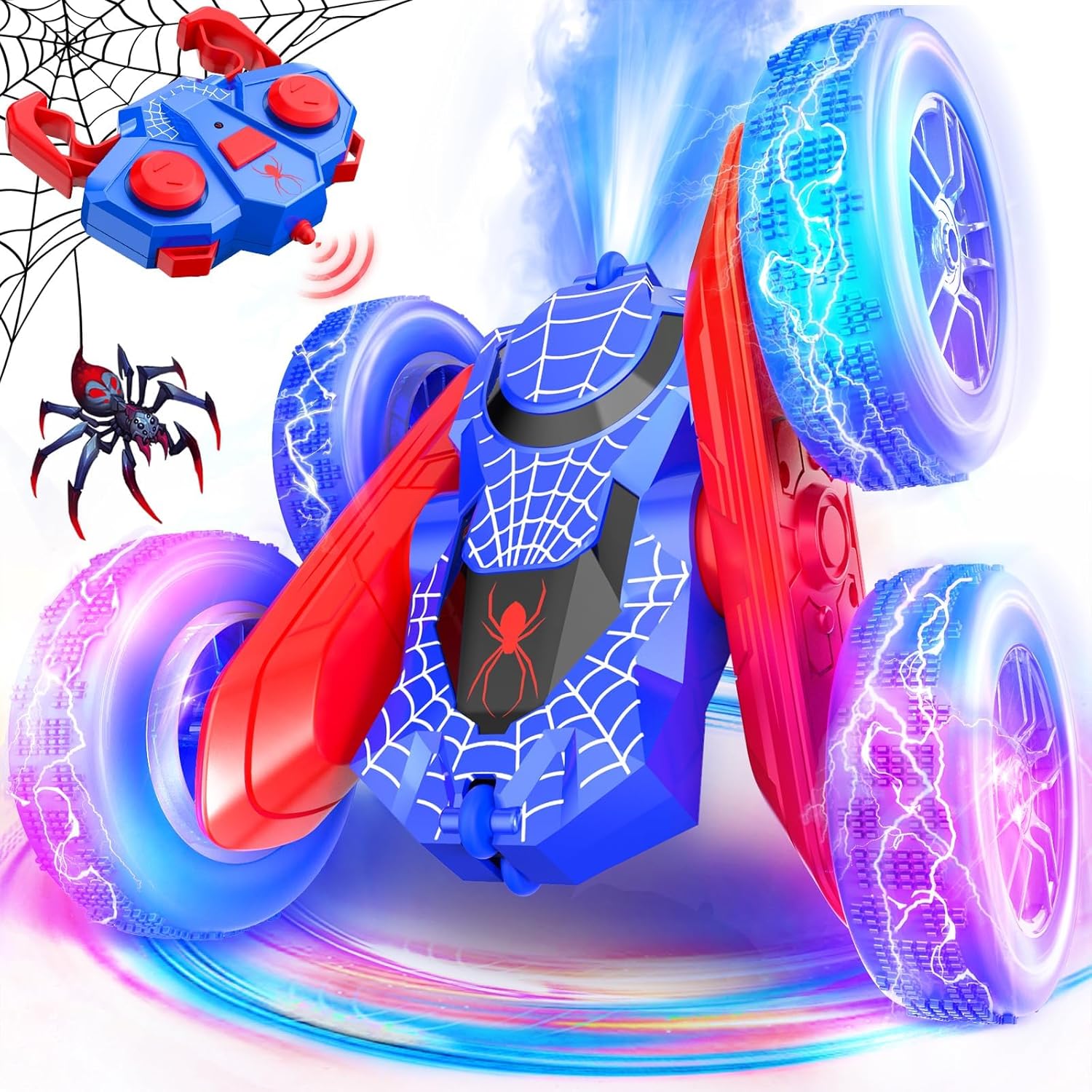 **Affordable NQD Spider Remote Control Car, Innovative Double Sided 360° Rotate...