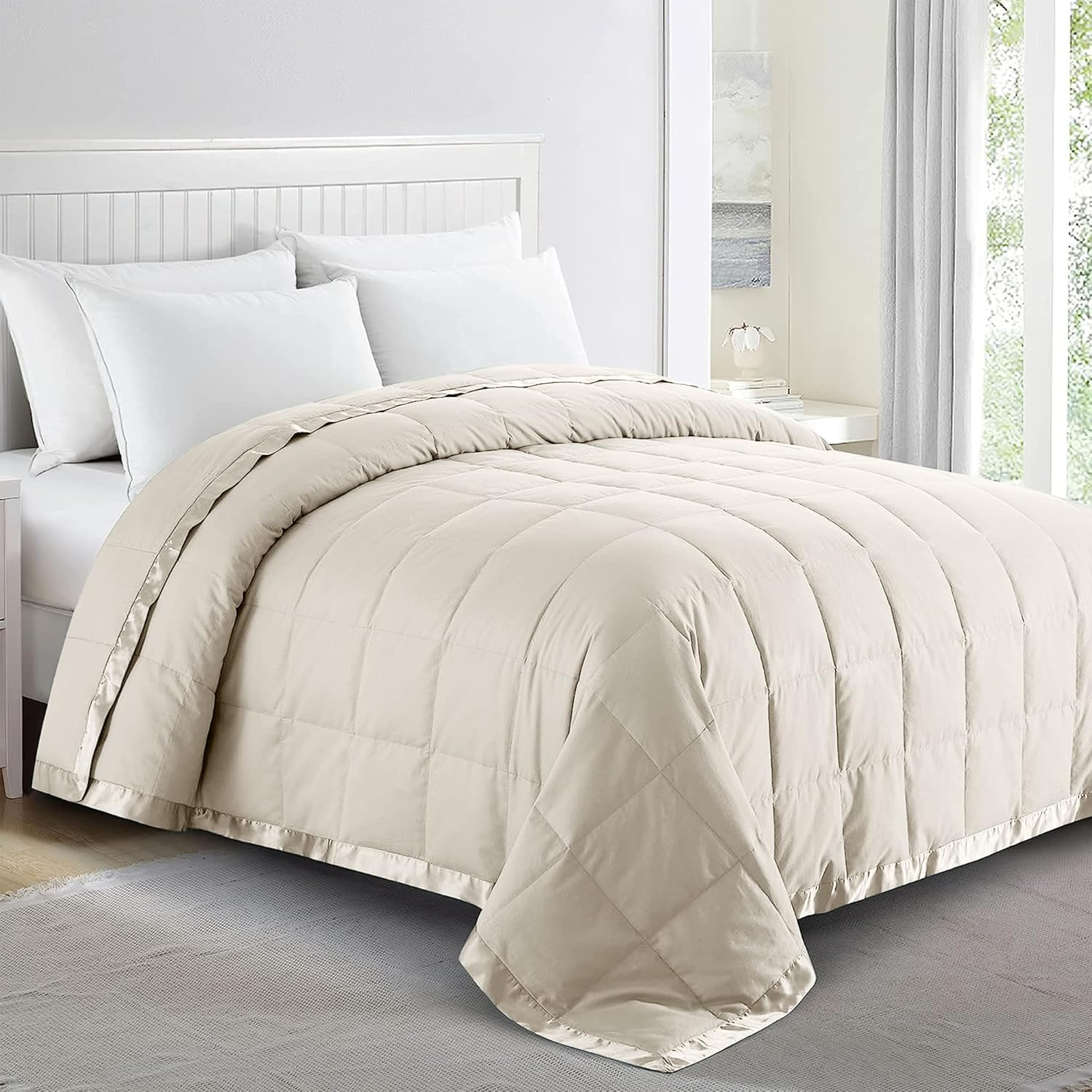 puredown® Blankets, High-Quality Queen Size Soft Lightweight Down Blanket, Speci...