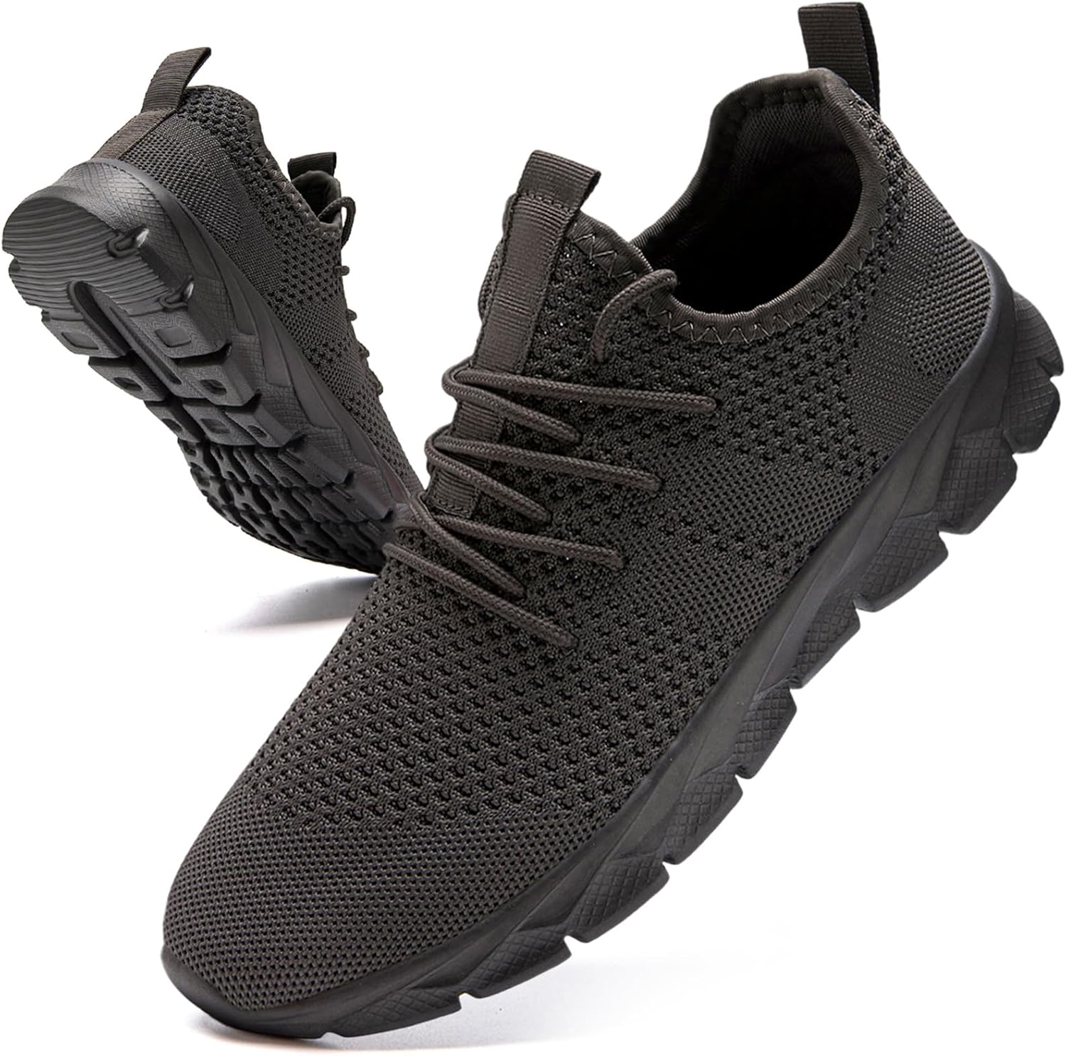 Oltyutc Mens Trainers Running Walking Mesh Slip On Shoes Lightweight Comfortable...