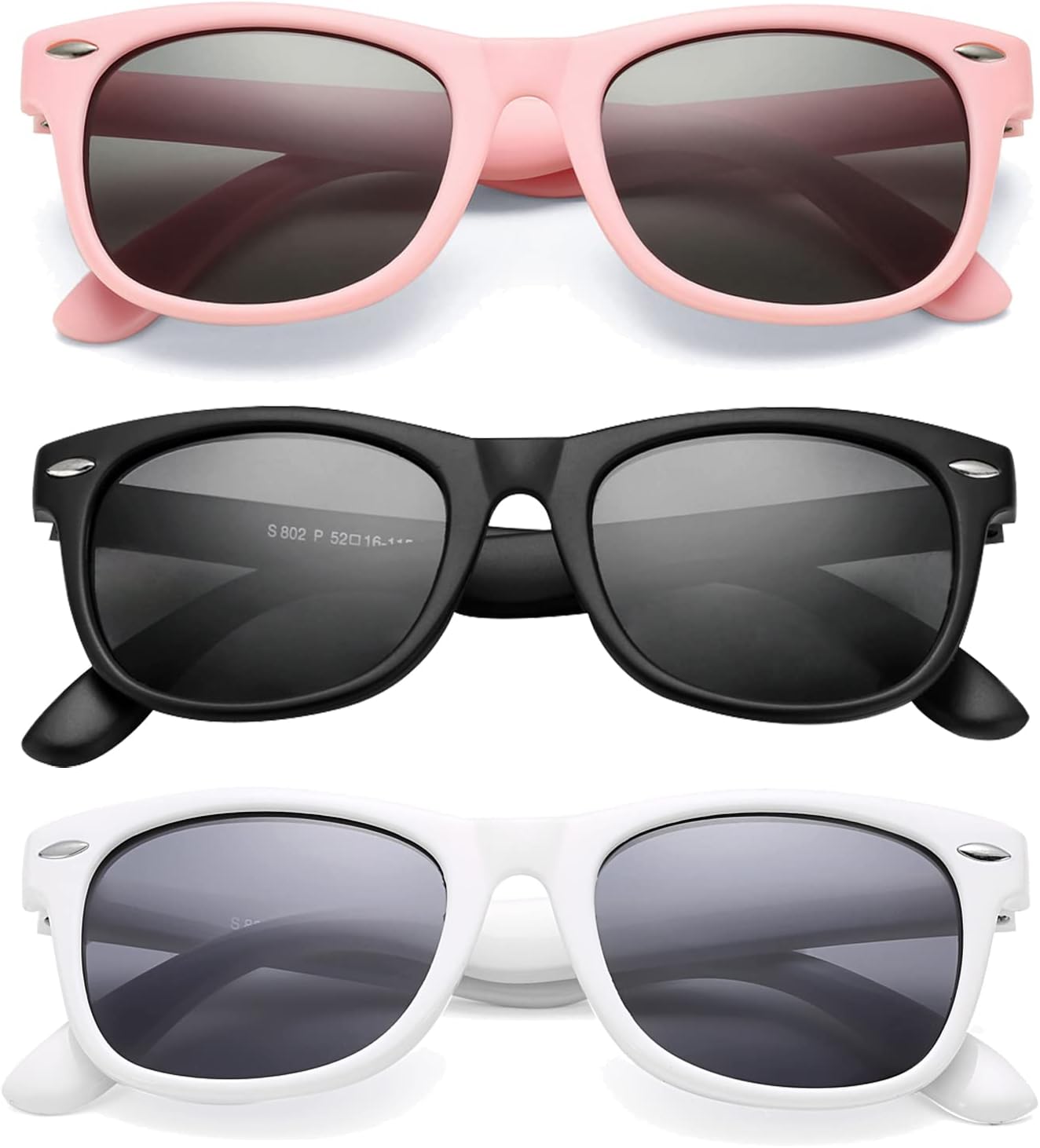 COASION Kids Polarized Sunglasses, Special Flexible Shades for Girls and Boys Ag...