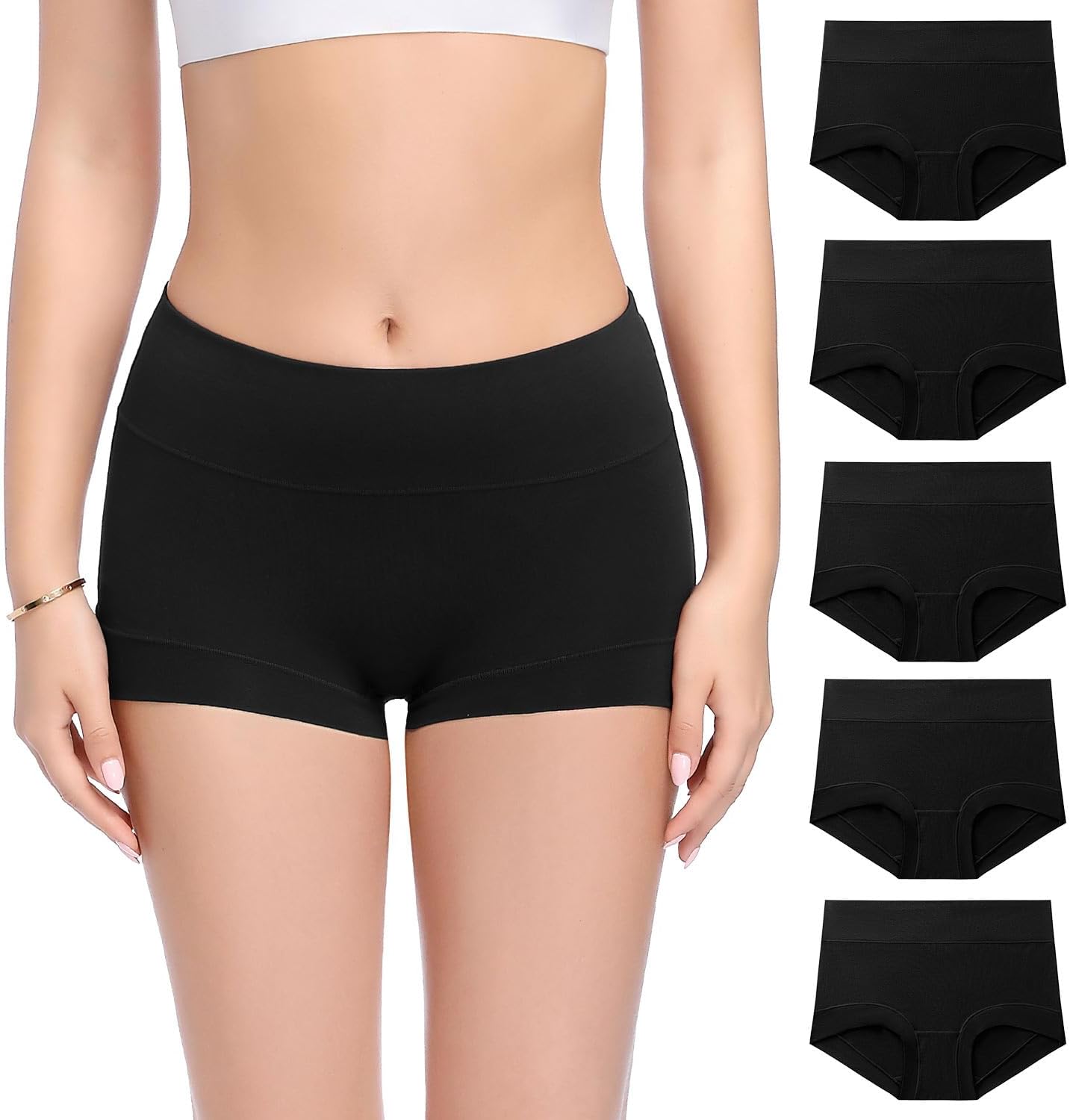 Molasus Womens Cotton Boy Shorts, Special Panties for Ladies, High-Quality High...