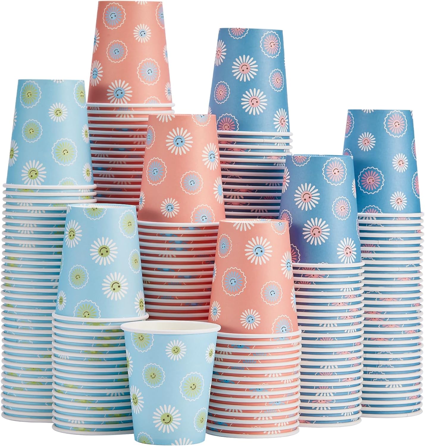 300 Pack 8 OZ Paper Cups, Disposable Coffee Cups w...