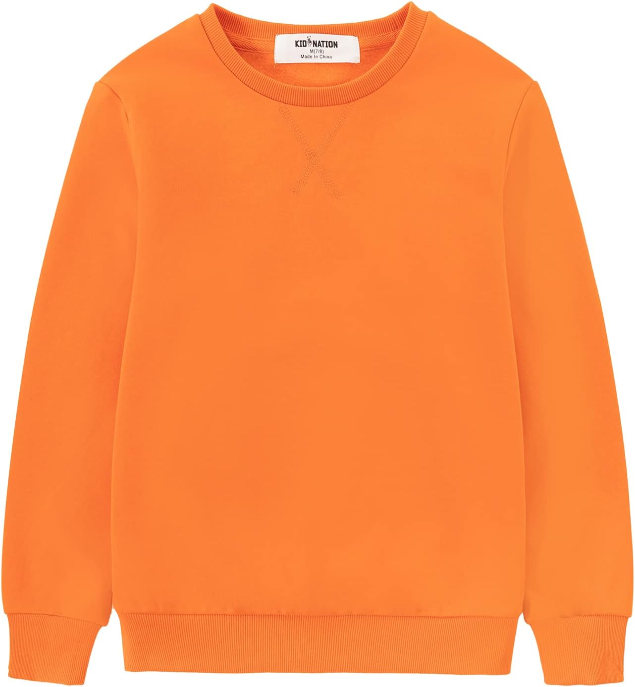 Kid Nation Kids Sweatshirt, Special Soft Brushed Fleece Crewneck for Boys or Gir...